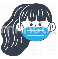 찬 공기 차단을 위한 비염 환자 마스크 및 스카프 착용법