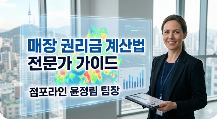 매장 권리금 계산법 전문가 가이드 - 점포라인 윤정림 팀장