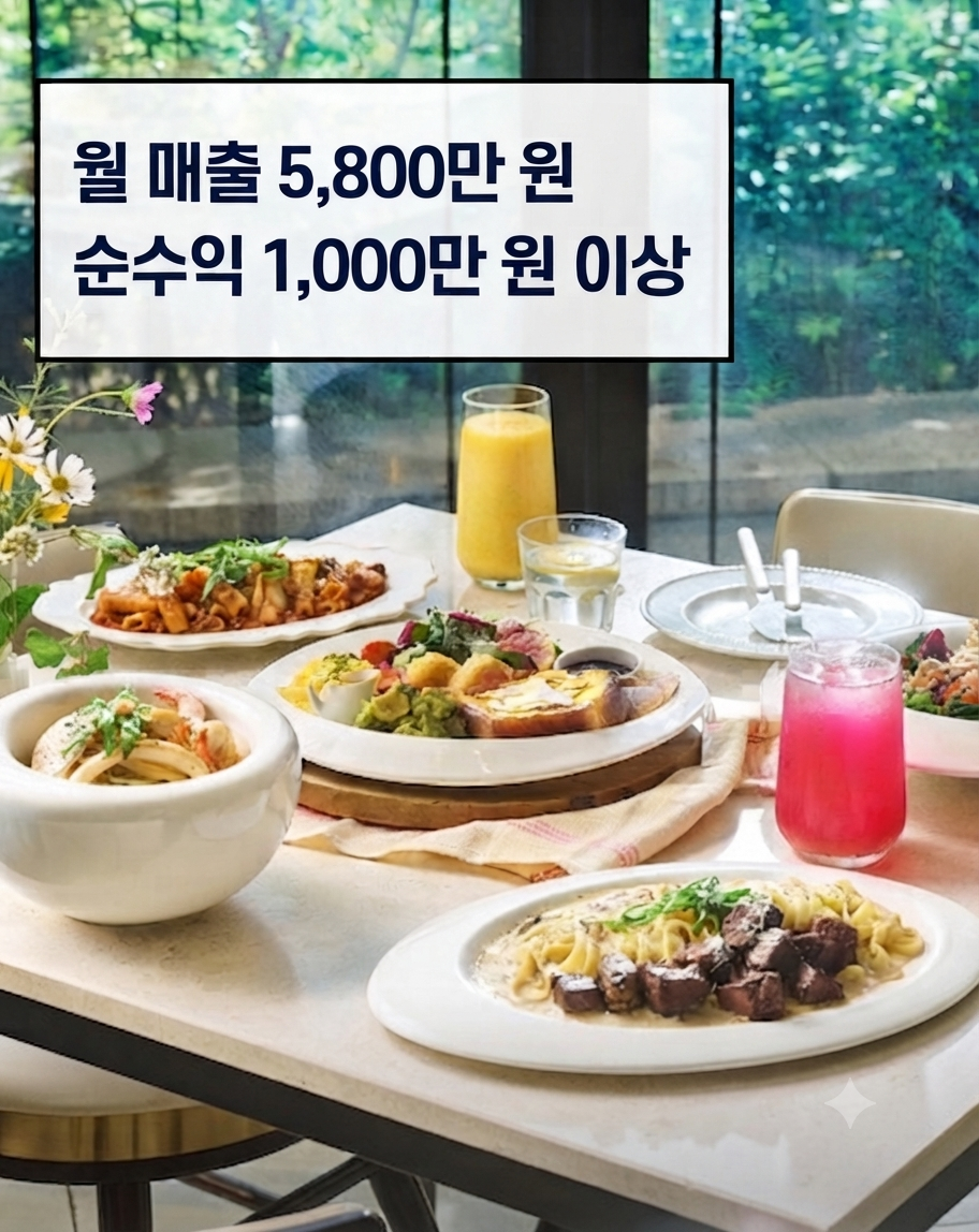 서래마을 레스토랑 양도양수  월 매출 5,800만 원 반포동 대형 매장 인수 및 창업 가이드